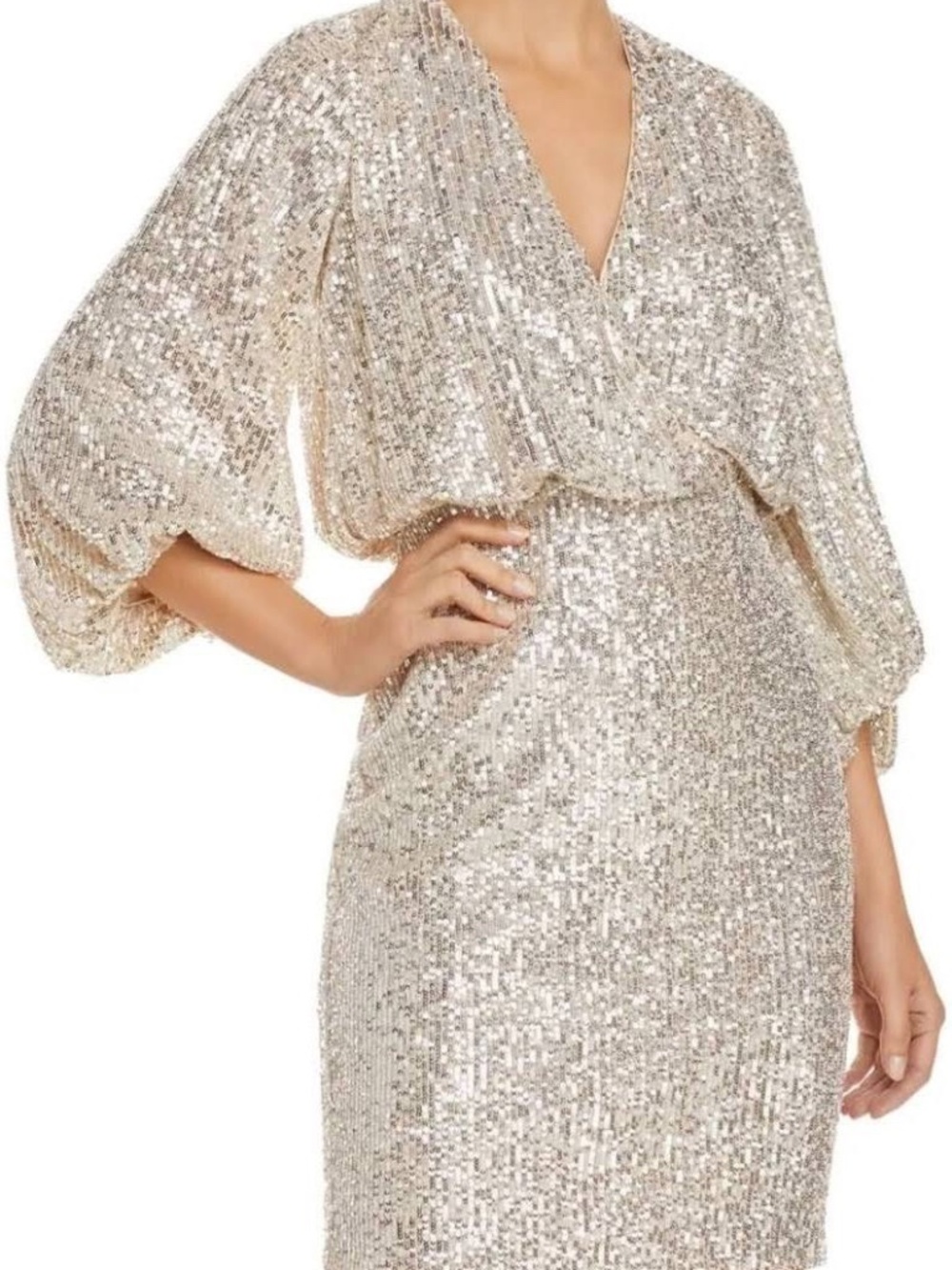 Eliza J Womens Sequined Mini Dress